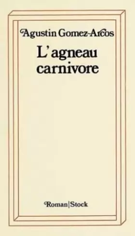 Couverture du produit · L'Agneau carnivore