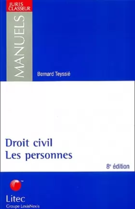 Couverture du produit · Droit civil : Les personnes (ancienne édition)