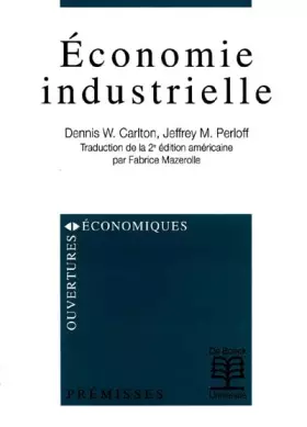 Couverture du produit · Economie industrielle