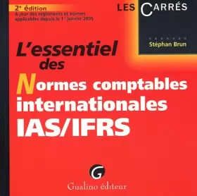 Couverture du produit · L'essentiel des Normes comptables internationales IAS/IFRS