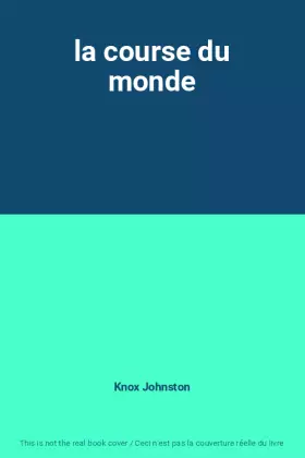Couverture du produit · la course du monde