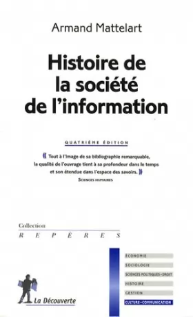 Couverture du produit · Histoire de la société de l'information