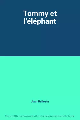 Couverture du produit · Tommy et l'éléphant