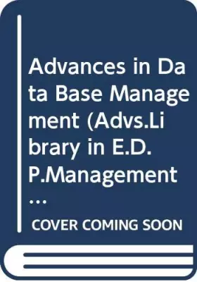 Couverture du produit · Advances in Data Base Management