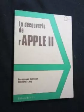 Couverture du produit · La Découverte de l'APPLE II +deux