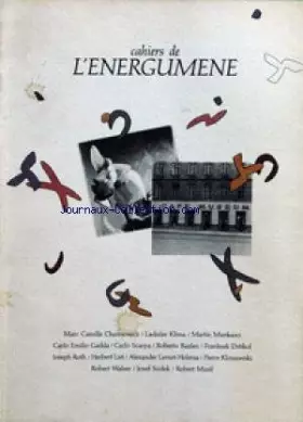 Couverture du produit · CAHIERS DE L'ENERGUMENE - M. C. CHAIMOWICZ - L. KLIMA - M. MUNKASCI - CARLO E. GADDA - CARLO SCARPA - R BAZLEN - J. ROTH - H. L