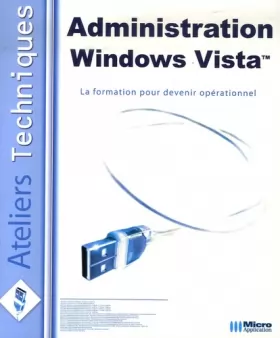 Couverture du produit · Administration Windows Vista