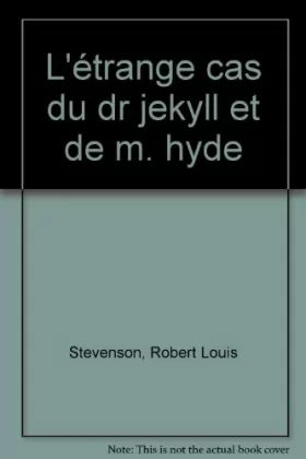 Couverture du produit · L'Étrange cas du Dr. Jekyll et de M. Hyde