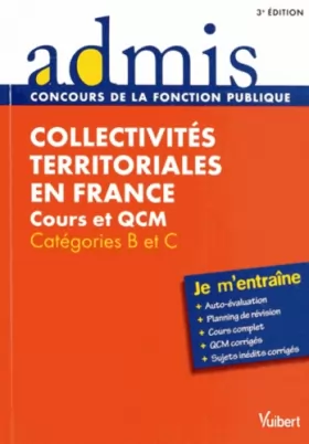 Couverture du produit · Collectivités territoriales en France - Cours et QCM - Catégories B et C