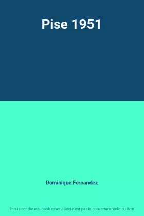 Couverture du produit · Pise 1951
