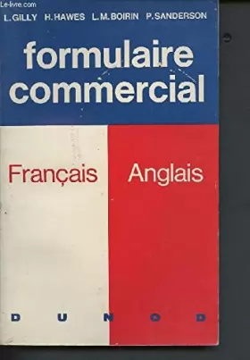 Couverture du produit · Formulaire commercial, Anglais, Français
