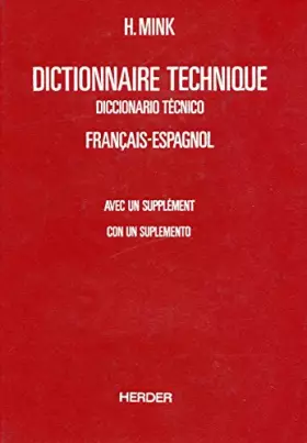 Couverture du produit · Diccionario tecnico frances-español (vol.I)