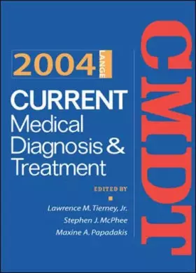 Couverture du produit · Current Medical Diagnosis and Treatment