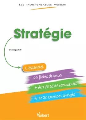 Couverture du produit · Stratégie - Fiches de cours - QCM Commentés - Exercices corrigés