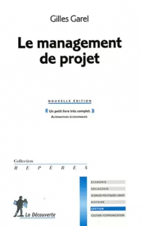 Couverture du produit · Le management de projet