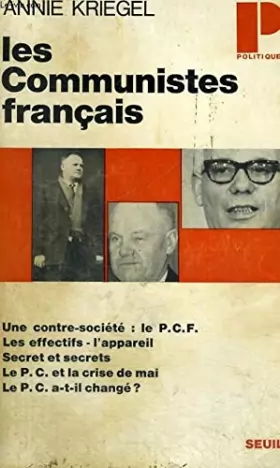 Couverture du produit · LES COMMUNISTES FRANCAIS - Collection Politique n°24