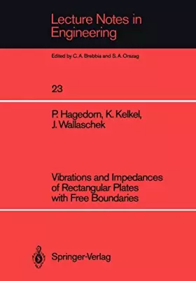 Couverture du produit · Vibrations and Impedances of Rectangular Plates With Free Boundaries
