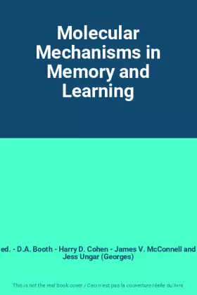 Couverture du produit · Molecular Mechanisms in Memory and Learning