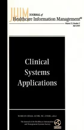 Couverture du produit · Clinical Systems Applications