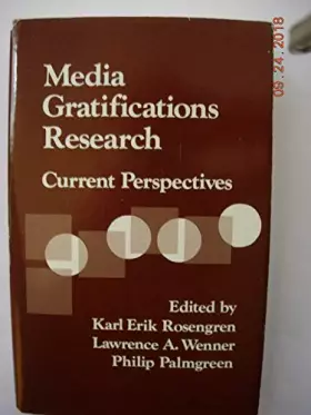 Couverture du produit · Media Gratifications Research: Current Perspectives