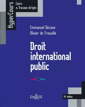 Couverture du produit · Droit international public - 10e éd.