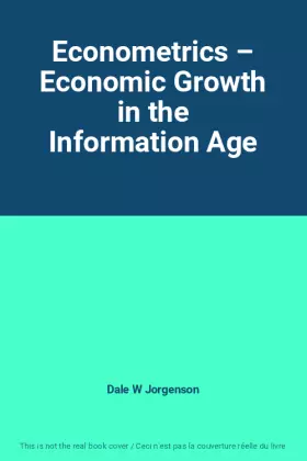 Couverture du produit · Econometrics – Economic Growth in the Information Age