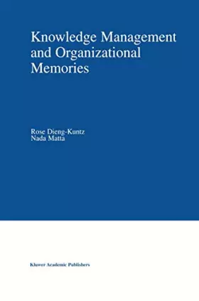 Couverture du produit · Knowledge Management and Organizational Memories