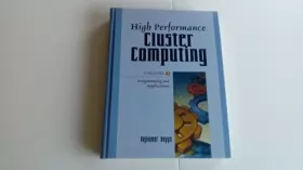 Couverture du produit · High Performance Cluster Computing: Programming and Applications, Volume 2