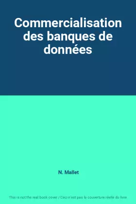 Couverture du produit · Commercialisation des banques de données