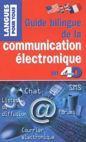 Couverture du produit · Guide bilingue de la communication électronique