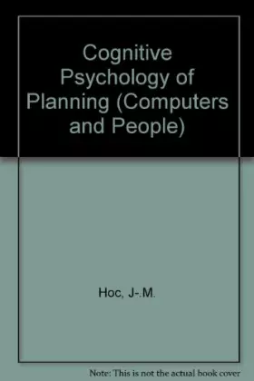 Couverture du produit · Cognitive Psychology of Planning