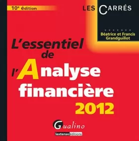 Couverture du produit · L'essentiel de l'analyse financière 2012