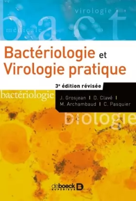 Couverture du produit · Bactériologie et virologie pratique