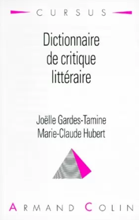 Couverture du produit · Dictionnaire de critique littéraire