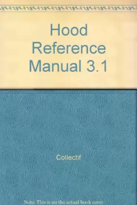 Couverture du produit · Hood reference manual 3.1