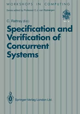 Couverture du produit · Specification and Verification of Concurrent Systems
