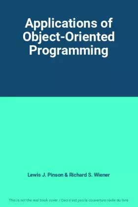 Couverture du produit · Applications of Object-Oriented Programming