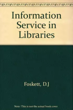 Couverture du produit · Information Service in Libraries
