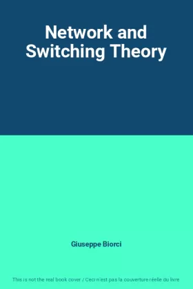 Couverture du produit · Network and Switching Theory