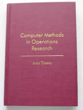 Couverture du produit · Computer Methods in Operations Research