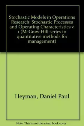 Couverture du produit · Stochastic Models in Operations Research