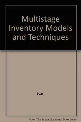 Couverture du produit · Multistage Inventory Models & Techniques