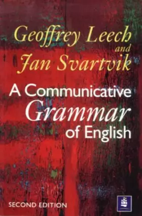 Couverture du produit · A Communicative Grammar of English