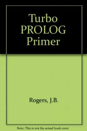 Couverture du produit · A Turbo Prolog Primer