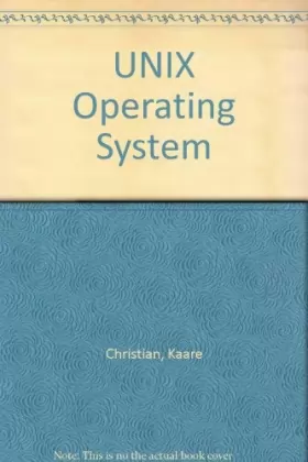 Couverture du produit · UNIX Operating System