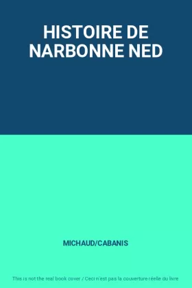 Couverture du produit · HISTOIRE DE NARBONNE NED