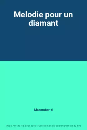 Couverture du produit · Melodie pour un diamant