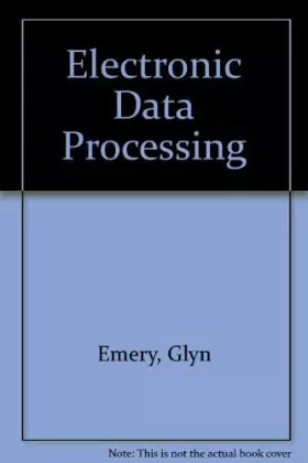 Couverture du produit · Electronic Data Processing