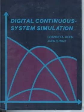 Couverture du produit · Digital Continuous-system Simulation