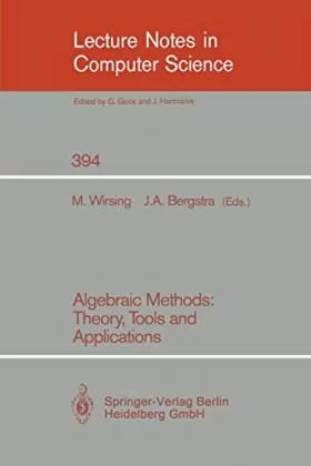 Couverture du produit · Algebraic Methods: Theory, Tools and Applications